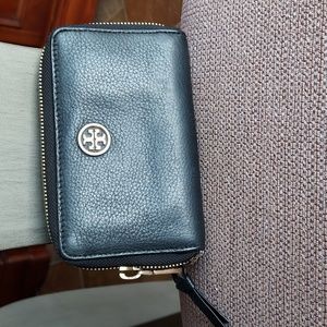 Tory Burch Leather Wallet/ Wristlet